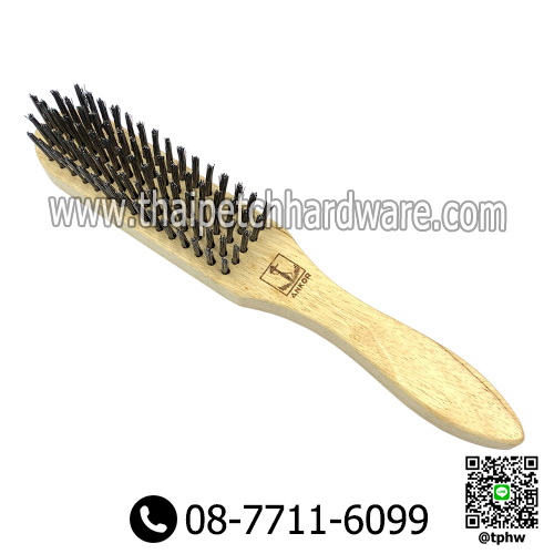 แปรงลวดเหล็ก ตราสมอ 5 แถว  *** ราคาพิเศษยกโหล 400 บาท ***