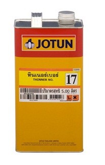 ทินเนอร์ โจตัน เบอร์ 17 (แกลอน 5 ลิตร) Jotun Thinner No.17 สำหรับผสมสีอีพ๊อกซี่