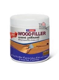 สีโป้ว Beger Wood Filler เบเยอร์ วูด ฟิลเลอร์ สีโป๊วไม้สำหรับอุดโป๊วรอยแตกของร่องไม้ รอยหัวตะปู สูตรสำเร็จ ขนาด 500 กรัม มี 4 เฉดสี