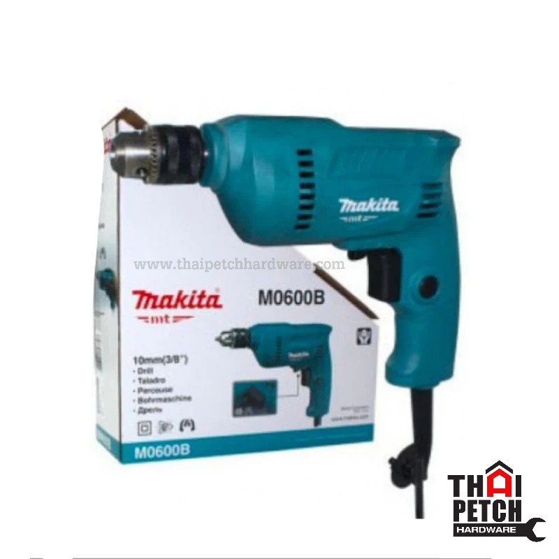 สว่าน Makita  M0600B สว่านไฟฟ้า มากีต้า  3/8 นิ้ว  350 วัตต์
