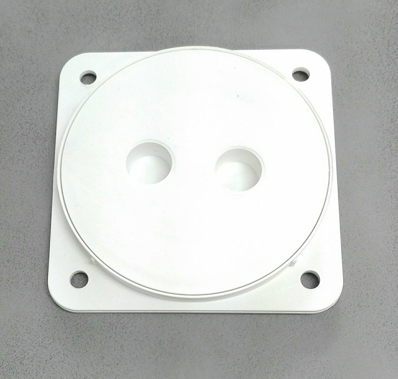 ฝาส้วม PVC สีขาว ฝาส้วมพลาสติก   ขนาด 6” ฝาปิดบ่อส้วม ฝาปิดบ่อเกรอะ