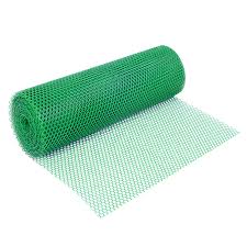 ยกม้วน ตาข่าย PVC ตาข่ายพลาสติก ตาข่ายกั้นรั้ว ตะแกรงพลาสติก หน้ากว้าง 90 CM สีเขียว ยาว 30 เมตร