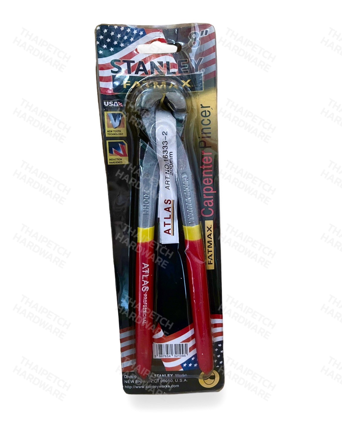 คีมผูกลวด คีมตัดตะปู คีมมัดลวด คีมตัดลวด คีมปากนกแก้ว Carpenter Pincer STANLEY FATMAX 8 นิ้ว