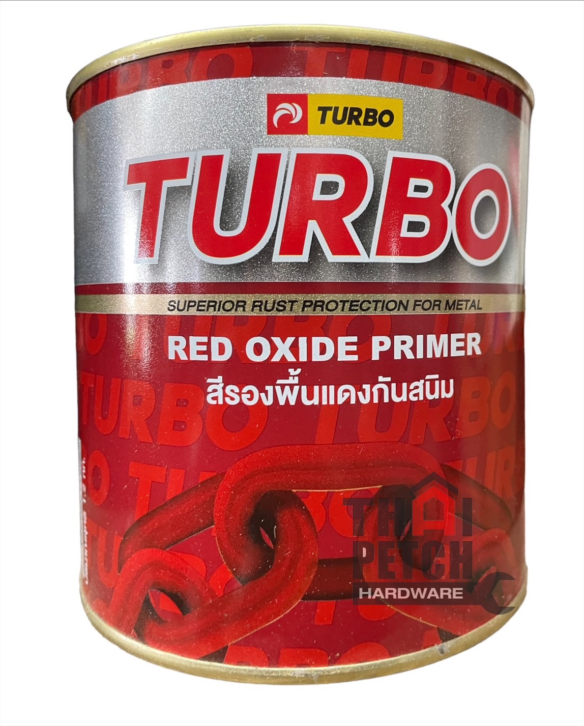 รองพื้นกันสนิมเทา TURBO เทอร์โบ (กระป๋อง 1/4 แกลอน)