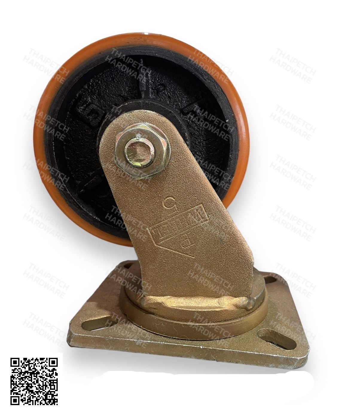 ล้อยูรีเทน ล้อยูนิเทน ล้อโพลียูรีเทน Polyurethane Caster รุ่น Heavy Duty สำหรับงานหนัก 500-700 กก.   ล้อเป็น ล้อตาย ล้อเป็นมีเบรก  ขนาด 4-6 นิ้ว  