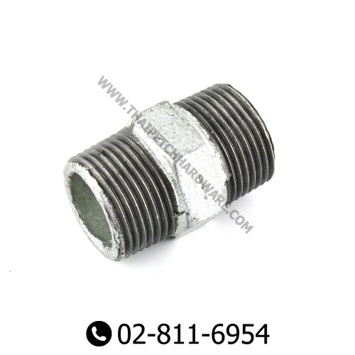 นิปเปิ้ล เหล็กชุบกัลวาไนซ์มีเกลียว ขนาด 3" (สามนิ้ว)